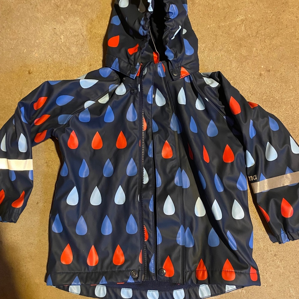 Reima Fleece Lined Rain Jacket (3T)